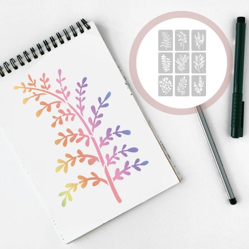 Pcs pochoirs peinture - 9,