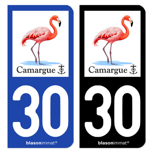 Autocollant plaque
