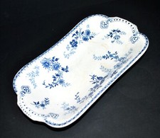 BOCH Frères KERAMIS Plat Ravier Dugazon en faïence Belgique 1890-1900