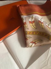 Hermès Carré 90 Soie "Skyros" Julie Abadie 1971 Vintage Rare Scarf Silk 