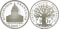 100 Francs Panthéon - 2000 Frappe BE - Issu de coffret