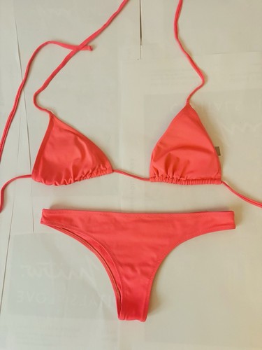 Bikini pièces corail - bikini,
