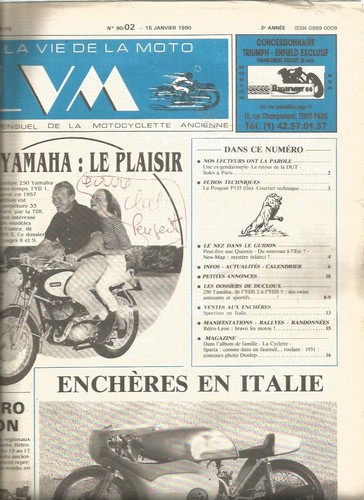 Vie moto n 90 - vie, la
