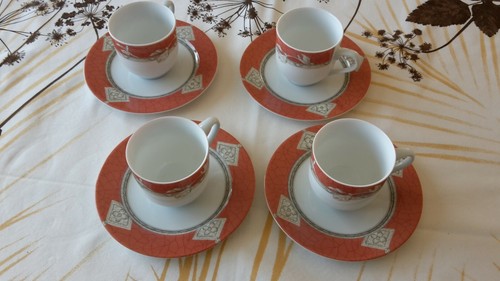 Lot tasses avec soucoupe - lot,
