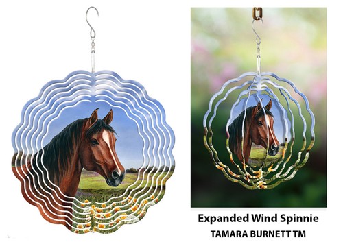 Quarter horse wind spinner - horse,