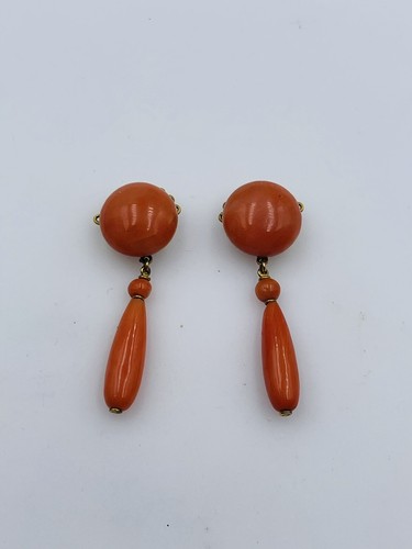 Ancien paire 14k jaune rose - paire,