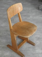 Fauteuil vintage bois chêne casala tabouret de ferme enfant banc siège enfant armchai