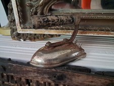 FER A REPASSER  Ancien ACIER BOIS PETIT A RESTAURER DECO PRESSE PAPIER 