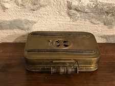 Ancienne chaufferette STOKER, en laiton