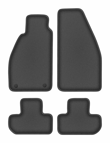 Jeu tapis velours graphite - tapis,