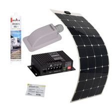 Pack ANTARION Panneau Solaire Souple 150W Camping car Van Life + Régulateur sola
