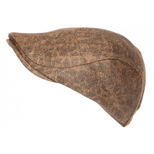Beret casquette cuir beige - beret,