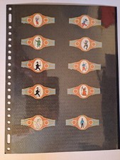 TINTIN SERIE COMPLETE .BAGUES DE CIGARE BLEU. GRAAF TILLY .HERGE