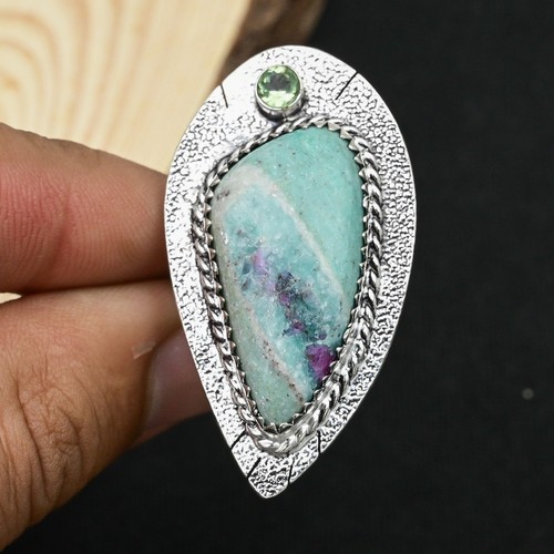 Bague argent 925 fait main - en,
