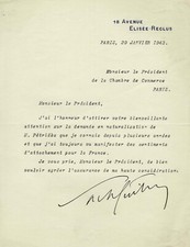 Sacha GUITRY - Lettre signée