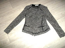 Veste GERARD DAREL grise blanche noire et argentée taille 38 TTBE