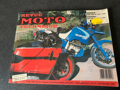 Revue moto technique honda - revue,