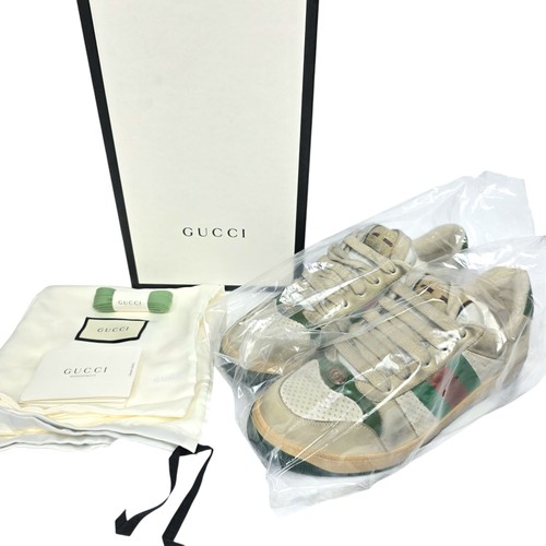 Gucci baskets cuir screener - gucci,