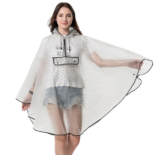 Poncho pluie transparent - poncho,