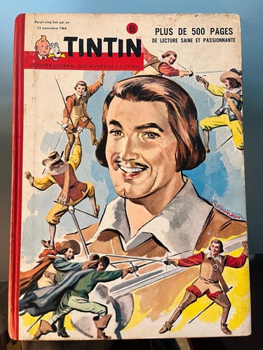 Reliure journal tintin 1965 - journal,