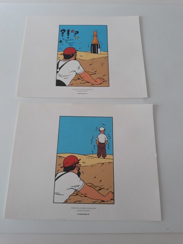 Tintin planche strip - tintin, 30