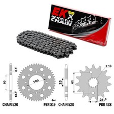 SUZUKI RG GAMMA 250 1985-1988 chaîne pignon couronne set 520 PBR EK 701