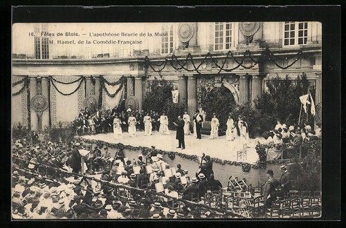 Cpa blois fêtes - blois,, de