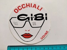 Autocollant GIBI UDINE Pour Lunettes 80S ORIGINAL