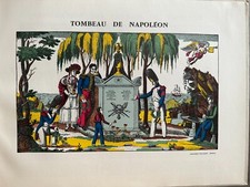 IMAGE D' EPINAL   " TOMBEAU  DE NAPOLEON  " 35 CM SUR  26 CM