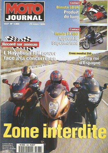 Moto journal 1368 hayabusa - journal, n°1368