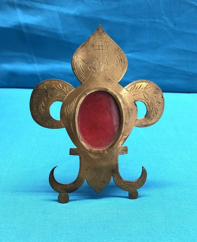 Ancien reliquaire cadre - ancien, /
