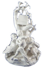 Antique Grand Nymphenburg Porcelaine Oiseau Récepteur Figurine Porzellan Figur