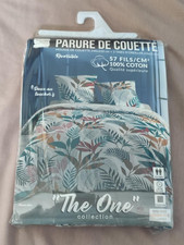 parure de lit de "the one" collection pour  deux personnes neuve