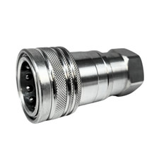 Raccord Rapide Hydraulique BSP ISO A, Femelle, 1/4" À 2"