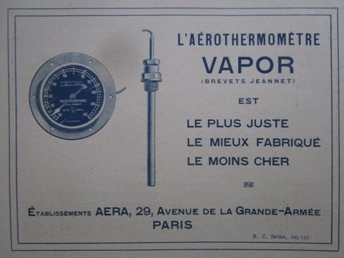 1924 pub ets aera - aera, equipement
