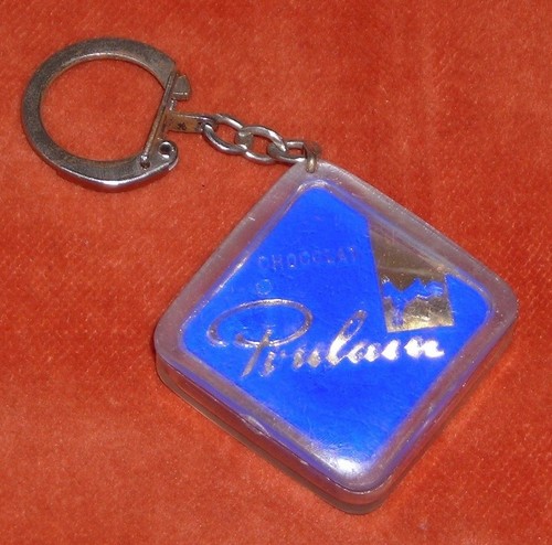 Porte clés key ring - ring, chocolat