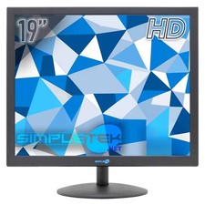 Moniteur 19" Carré 4:3 5:4 Pos Caisse DVR Écran PC Ordinateur HDMI VGA VESA