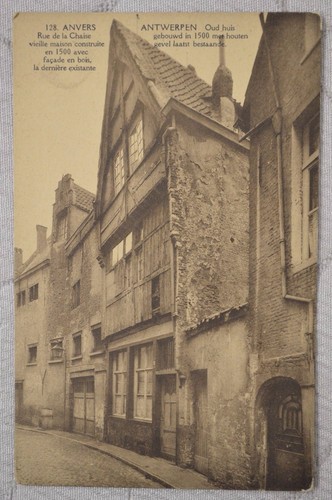 Cpa anvers rue - -,