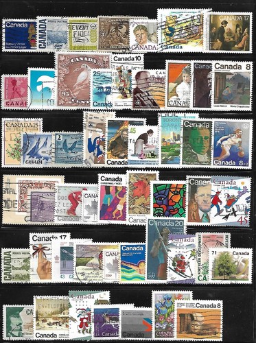 Canada timbres oblitérés - timbres,