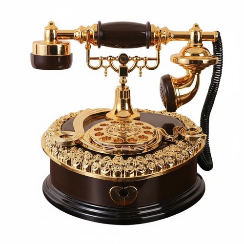 Téléphone vintage musical - téléphone,