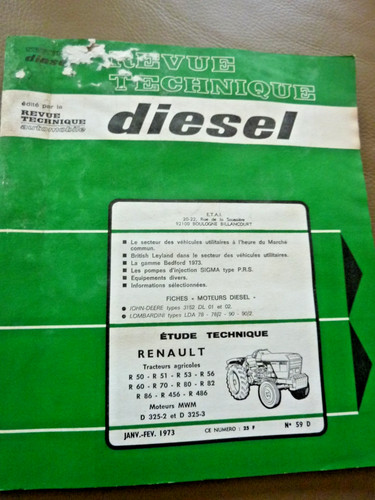 Revue technique tracteur
