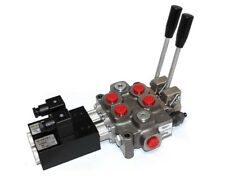 Vanne Monobloc, 2 Banques, 1/2 BSP, 90 L/min Moteur À Double Effet, 24V DC Sol