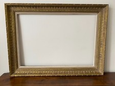 CADRE MONTPARNASSE EN BOIS SCULPTE CERUSE DECOR CANAUX FORMAT 20 M FRAME