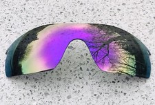 Gravé Violet Miroir Verre de