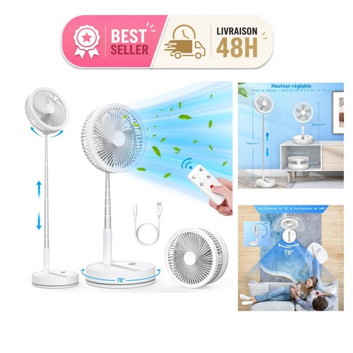 Ventilateur sur pied portable