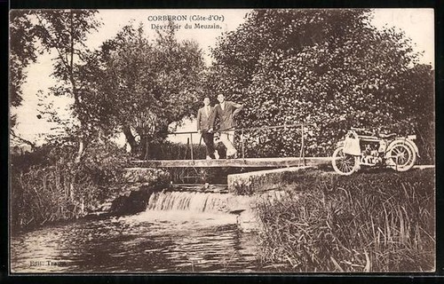 Cpa corberon deversoir - deversoir, du