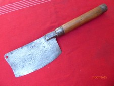 hachoir couperet feuille de boucher outil ancien