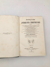 Dictionnaire des antiquités chrétiennes - M. L'Abbé Martigny- 1865
