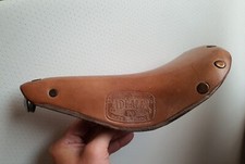 NOS LEATHER for IDEALE 90 DURAL SADDLE SEAT MADE IN FRANCE HERSE SINGER ROUTENS