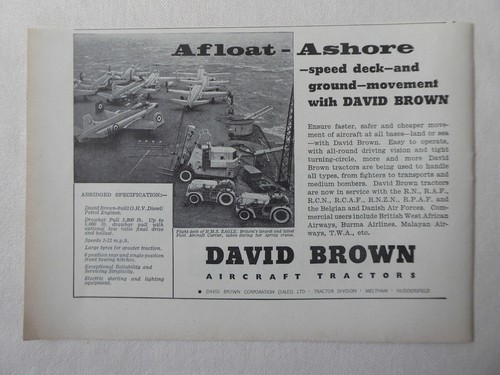 1954 pub tracteur david - tracteur,